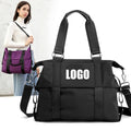 Nylon Travel Duffle Bag Weekender Bag for Women Short Trip Storage Bag Training Fitness Tote Bag Custom Logo