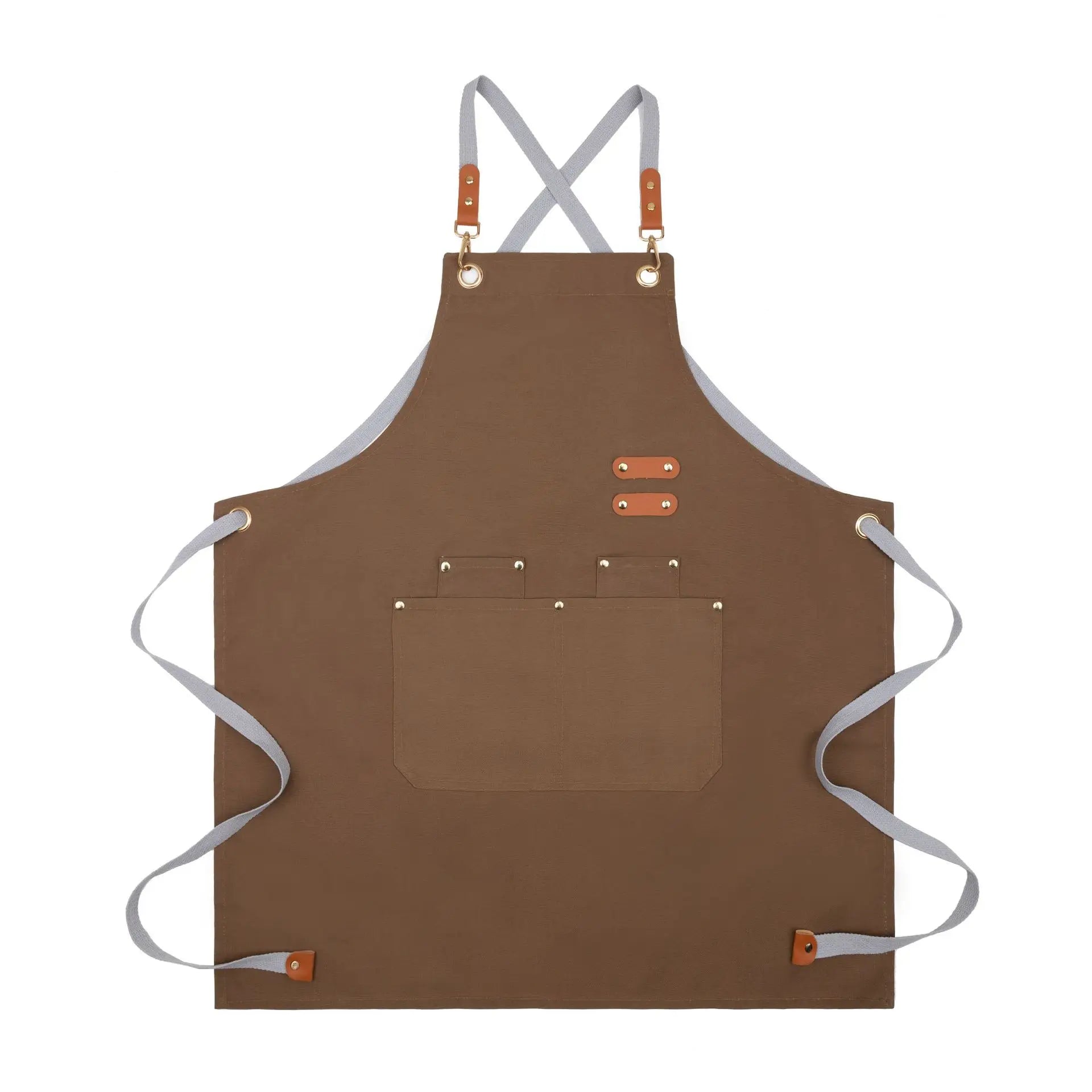 Restaurant Bar Shop Cafes Cleaning Chef Household Cleaning Items Kitchen Apron With Pocket Adult Adjustable Canvas Kitchen Apron