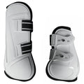 PU Hard Shell with Neoprene Liner Elastic Belt Adjustable Horse Boot Horse Jumping Leg Protector  4 Pcs One Set