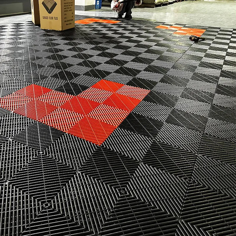 Modular Interlocking Garage Floor Tiles Swimming Pool Garage Workshop Warehouse Car Detailing Shop