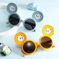 Hot Selling Wholesale Retro Luxury lentes de sol Cute Round Cartoon UV400 Kids Sunglasses 2023 For Children