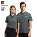 Disan Wrinkle Fabric 79.2% Nylon 20.8% Spandex Polo Collar T-Shirt Golf Polo T Shirt for Men