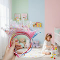 2022 Hot Cute Transparent Sequin Bow Headband for Children Hair Accessories