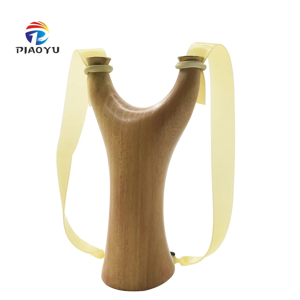 PIAO YU New Wooden Slingshot Copper Head Shooting Hunting Slingshot Outdoor Professional Shooting Competition