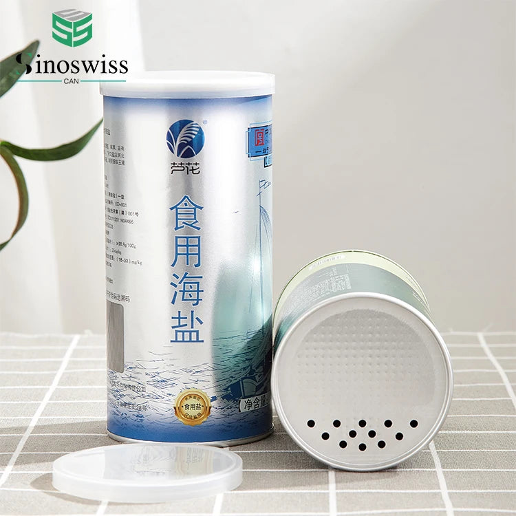 Factory Direct Custom Biodegradable Recyclable Paper Can for Snack Cookie Candy Pizza Food Grade OEM with Custom Sizes
