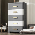 Sesame Multifunctional Storage Cabinet Big Plastic Storage Box Modern Pp Wardrobe Plastic Storage 5 Drawer