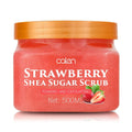 Private Label Skin Nourishing Strawberry Foaming Scrub Shea Sugar Body Face Scrub 500g