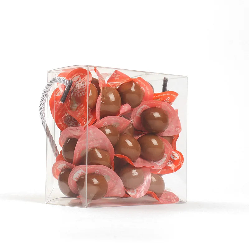 Custom Foldable Clear Square PET Vinyl Gift Plastic Food Box Packaging Transparent Plastic Boxes for Snacks