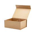 Cheap A5 Deep Size Kraft Color Foldable Magnets Gift Box Wholesale with Magnetic Lids