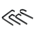 High Precision OEM Black Powder Coating Stainless Steel Aluminum Laser Cutting Bending Brackets Sheet Metal Fabrication