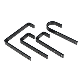 High Precision OEM Black Powder Coating Stainless Steel Aluminum Laser Cutting Bending Brackets Sheet Metal Fabrication