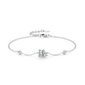 SL2047 S925 Sterling Silver Geometric Design Chain Bracelet for Women Party Jewelry Accessories Jewellery