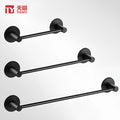 OEM/ODM Modern Black Stainless Steel Durable Towel Rack for Hotel Apartment Bathroom Use