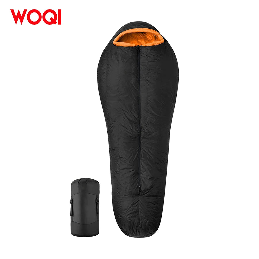 WOQI Hiking Camping Hammock Ultra Light Goose Down Sleeping Bag-