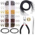960pcs Multi-color Open Jump Ring and Lobster Clasps Jewelry Repair Tools Jewelry Making Supplies Kit Jewelry Making Accessories