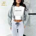 Wholesale 3 Piece Zipper Hoodie Set Lady Sweatpants and Hoodie Set Custom With Logo Zip up Hoodies and Sweat Pants Set for Women