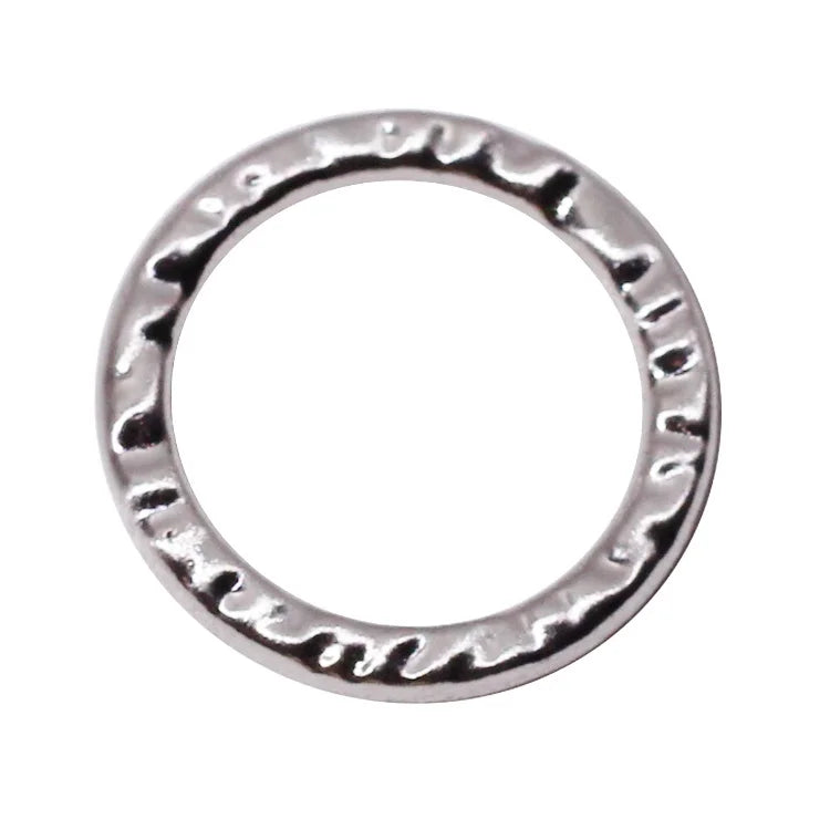 Waterproof Vintage Metal Alloy O Ring Professional Luxury Handbag Accessory Wholesale Metal Split Circle Buckle for Keyrings