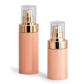 High-Grade Korean Pink Cream Airless Bottle 50ml 80ml 100ml 120ml with Gold Diamond Cap for Personal Care Shampoo