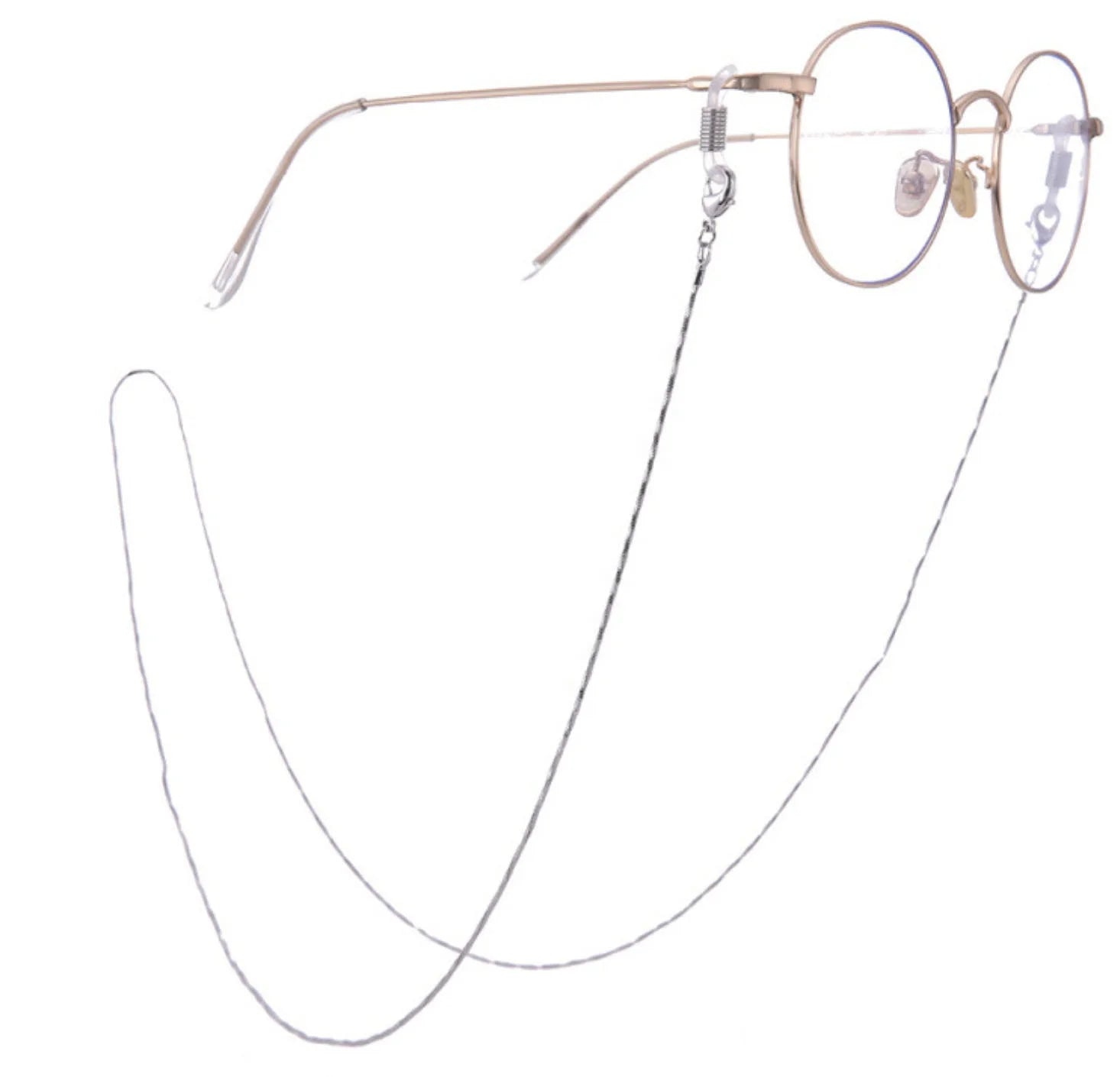 2022 New Fashion Design Gold Filled Glasses Accessories Chain with Stone for Women Girl
