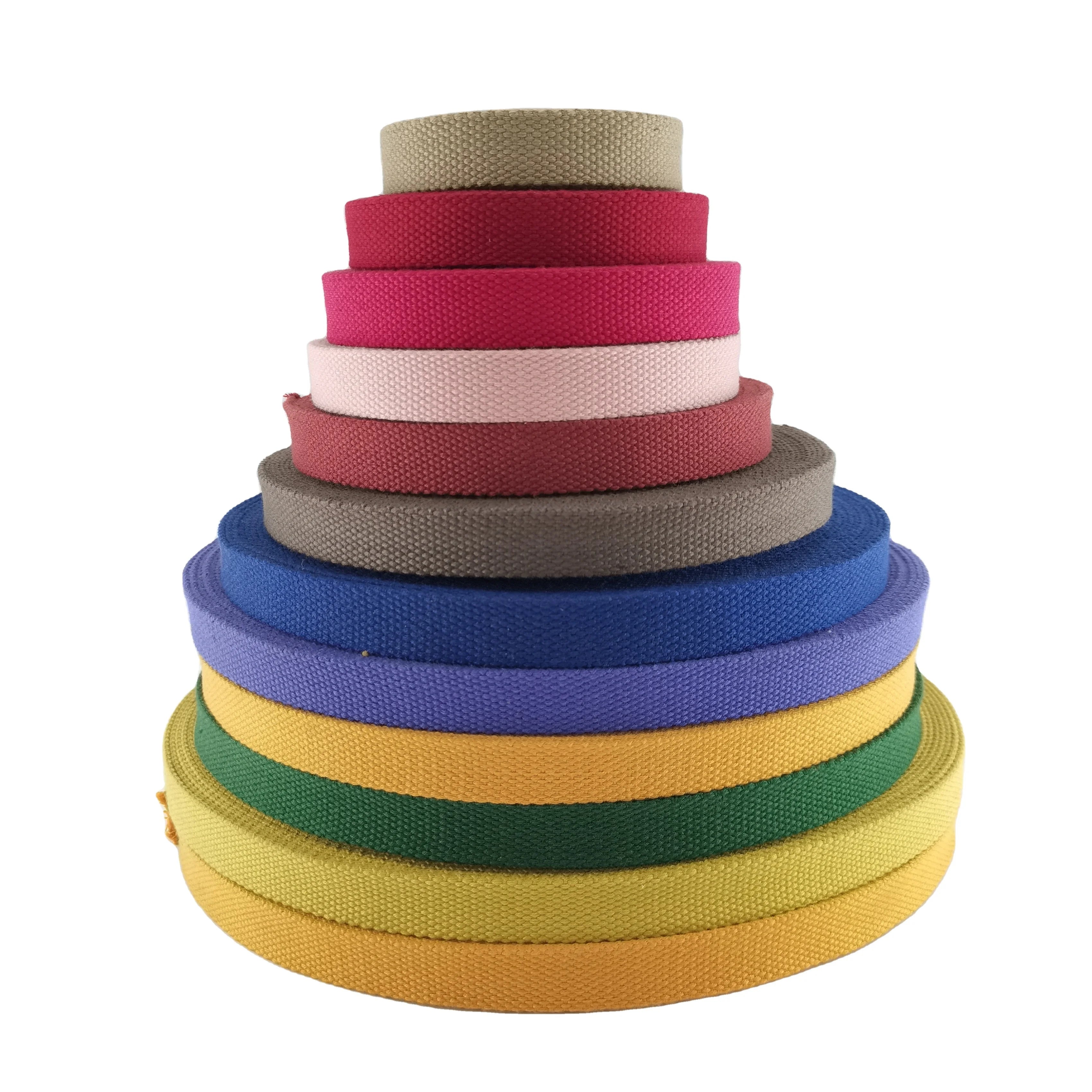 Colorful Cotton Webbing for Bag Strap Bead Pattern Thickness Cotton Ribbon for Bag Accessories