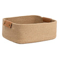 Eco-friendly Household Foldable Woven Cotton Thread Sundries Storage Box Sundries Cosmetics Storage Basket