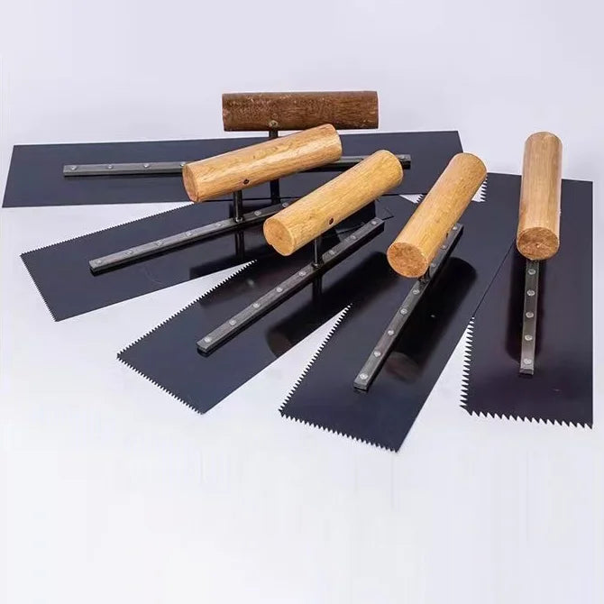 New Arrival Industrial DIY Pointed Concrete 50# Steel Plastering Trowel with Plastic Coated Handle and Blue Blade