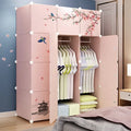Cheap PP Modern Lockable Plastic Wardrobe Freestanding Bedroom Storage Cabinet Portable Design for Workshop Dining Use 12