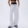 Custom 420GSM Heavy Weight Cotton Joggers Pockets Casual Loose Fit Anti-Wrinkle Breathable Lounge Pants High Waisted Sweatpants