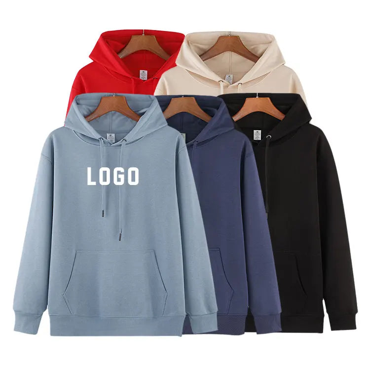 500G Factory Custom logo Blank Oversized Hoodies for Mens Heavyweight Cotton Hoodies Drop Shoulder Pullover Hoodi OEM