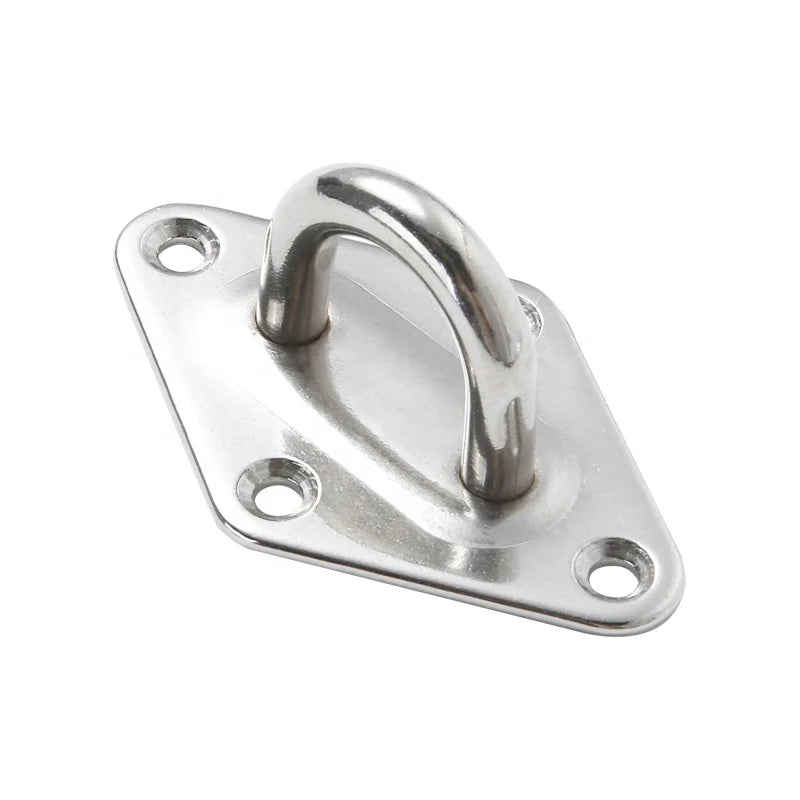 Stainless Steel Square Eye Plate Welded Marine Hardware Pad Eye Plate Quick Link
