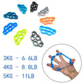 Silicone Finger Gripper Strength Trainer Resistance Band Hand Grip Wrist Stretcher Finger Expander Exercise Finger Stretcher