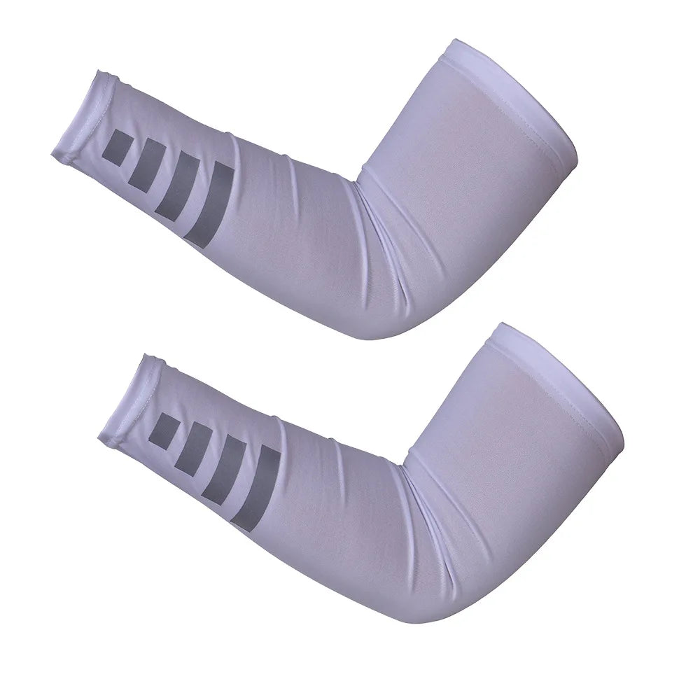 Reflective Cycling Arm Sleeves with UV Protection Quick Dry Cooling Shorts Featuring Anti-UV Feature