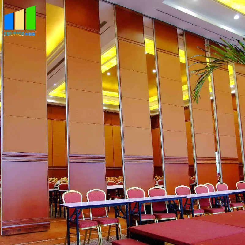Modern MDF Aluminum Frame 85mm Thick Customizable Color Movable Partition Walls for Conference Centers Schools Partition