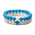 Popular Natural Healing Energy Beads Gemstone Bracelet Yoga Handmade Elastic Line Bracelet for Women Man