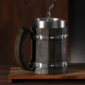 Vintage Viking Mug Medieval Pirate Handmade Beer Cups MCA06 Stainless Steel Cup for Camping and Dinner Party
