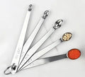 Set of 5 Stainless Steel Mini Medicine Powder Measuring Spoon