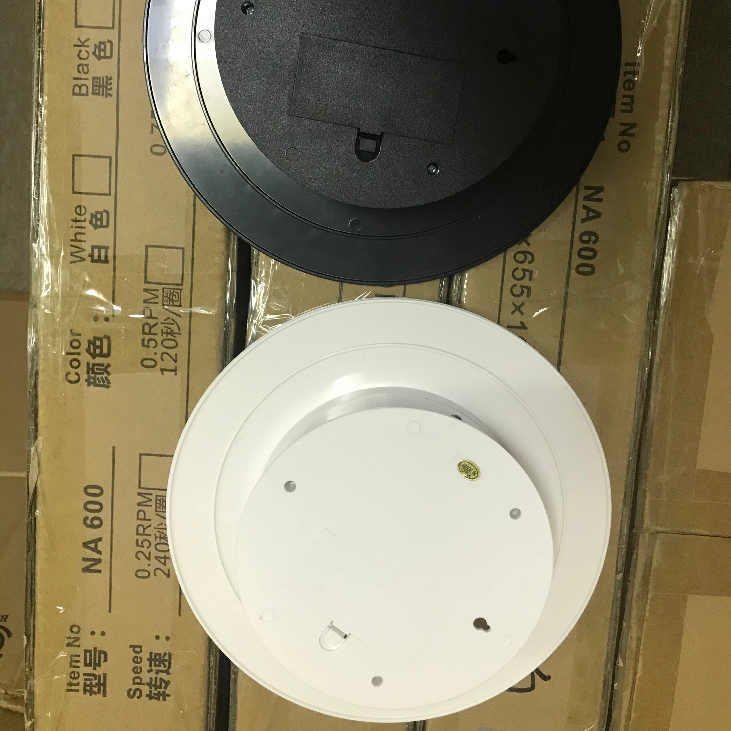 360 Rotating Electric Turntable Show Holder Display Holder Show Merchandise 25cm Turntable Mirror Glass Battery Display Stand