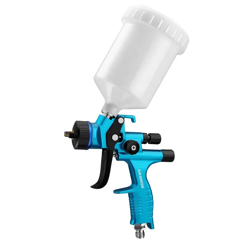AIR GREEN SK-2021 HVLP 1.3mm Gravity Feed Professional Automotive Non-Drip Forging Dense Gun Body LVMP Paint Gun