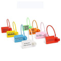 Custom Printed Anti-Counterfeit Anti-Theft Return Exchange Hang Tag Plastic Security Seal Strip PVC Clothing Labels for Shoes