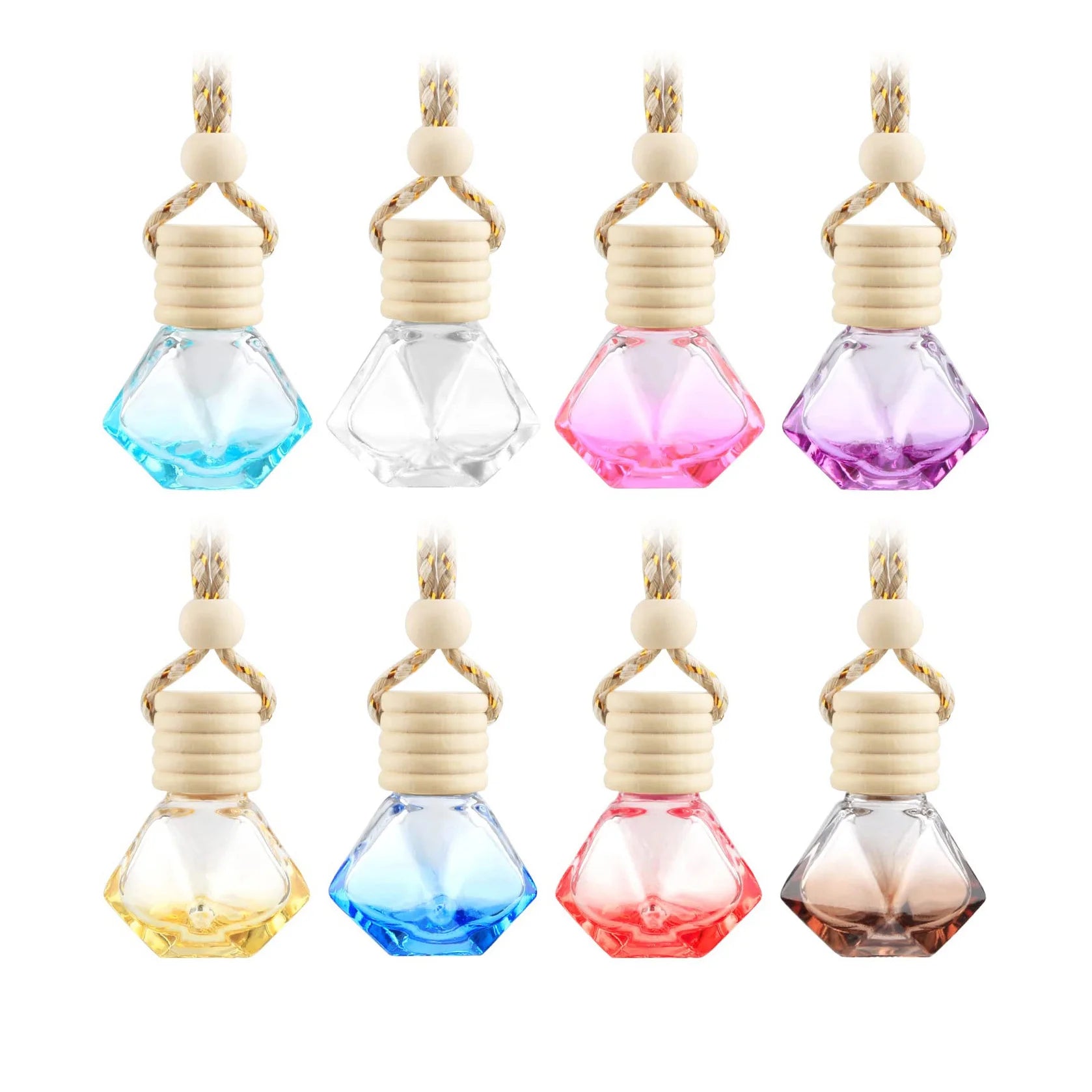 Air Freshener Car Mini Diffuser Bottle Unique Essential Oil Luxury Hanging Car Diffuser Unique Luxury Car Diffuser