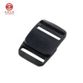 Adjustable Black Side Quick Release Buckle POM Nylon Webbing Luggage Plastic