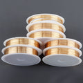 M788  1 Roll/lot Wholesale Gold Copper Wire Diy Bracelet Necklace Jewelry Making Accessories