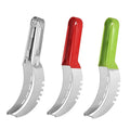 JIUYI Stainless Steel Watermelon Slicer Hami Melon Slicer Colorful Fruit Slicer Nuclear Removal and Slicing Kitchen Tool