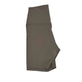 Women's Deep Khaki Solid Nylon Gym Shorts High Elastic 4-Inch Inseam 4-Way Stretch Breathable Fitness Yoga Running Summer XS