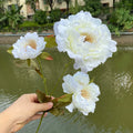 3 Heads  Artificial French  Peony Flower Wedding Decoration Hanging Artificial Flower for Sale