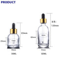 Leading Quality 30ml 60ml 100ml Acid Etch Guangdong Beard Oil Perfume Body Hair Olive Glass Essential Cosmetic Oil Pump Bottle