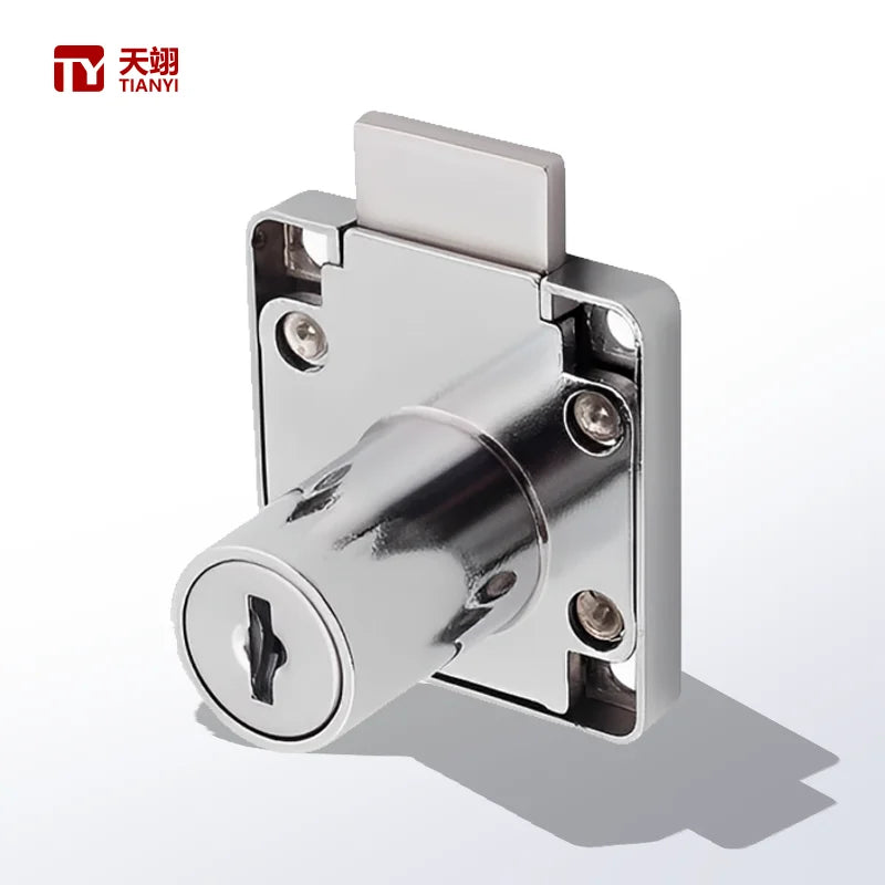 High Quality Zinc Alloy Furniture Metal Drawer Lock for Bedroom Gym & Apartment Use-Desk Cabinet Drawer Security with Metal Key
