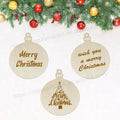 Tailai Festive Christmas Ornament Piece Made From Durable Plywood Material Ideal for Holiday Decorations and Gift Tags