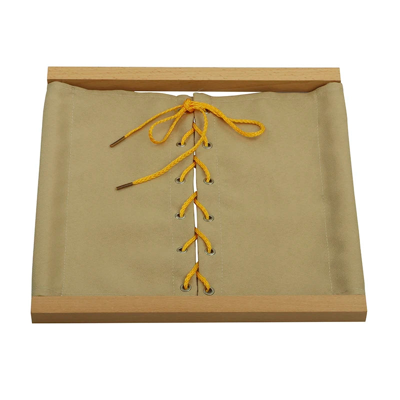 PR(NX)003/2 Montessori Practical Kids Wooden Educational Children Toy Lacing Dressing Frame Montessori MegaBDM