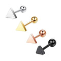 New Trendy Colorful Small Tiny CZ Crown Helix Piercing Tragus Conch Auricle Piercing Earrings Daith Ear Piercing Cartilage